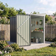 Metal Steel Garden Shed 9x4FT,8x4FT,6x4FT Outdoor Bike Storage House Tool Sheds