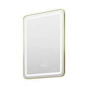 60x80cm Wall Bathroom Mirror with Illuminated LED Lights Touch Contorl Demister