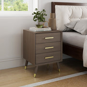 6 Drawer Chest Of Drawers & Pair of 3 Drawer Bedside Tables - Oslo Dark Wood Ran