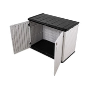 975L Plastic Storage Box Garden Outdoor Shed Utility Cushion Chest Truck & Base