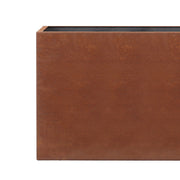 Corten Steel Rectangle Planter Garden Plants Pot Indoor Outdoor Trough Tub Box