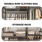 Clothes Rail 120KG Load Clothes Rack Shelfs Shoe Rack Display Stand Heavy Duty