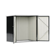 Outdoor Garden Storage Shed Bike Metal Pent Tool Shed House Bin Park 2-4 Bicycle