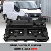 FOR FORD TRANSIT MK7 MK8 2.2 CUSTOM 2.2 TDCI ROCKER CAM COVER WITH SEALS-1858445