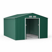 Metal Shed Outdoor Garden Storage 7x4 - 11x14 Apex Roof Galvanised Steel Ranger