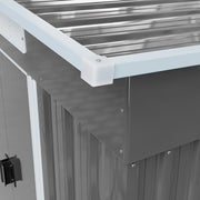 Metal Garden Shed 8 X 6, 8 X 8, 8 X 10 ft Storage Shed House with Extended Roof