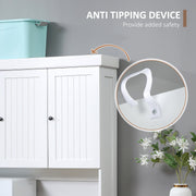 Kitchen Cupboard Storage Cabinet with Adjustable Shelves, White