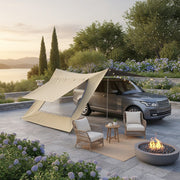 Car Awning Shelter Roof Top Tent Waterproof Side/Tailgate Canopy Camping Beach