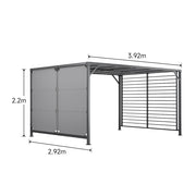 Aluminium Pergola Outdoor Garden Gazebos Summer Gazebo Large Canopy Patio Awning
