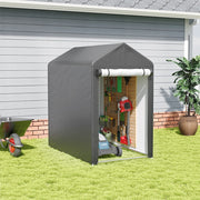 3ftx5ft Garden Shed Storage Shelter Bicycle Tent Bike Log Store Equipment Cover