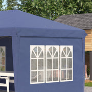 3 x 6m Heavy Duty Gazebo Marquee Party Tent with Storage Bag Blue