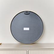 Round Gold Wall Mirror - 50cm x 50cm Home Accessories