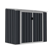 Garden Storage Shed Bike Metal Pent Tool House Galvanized Steel Storage Chest