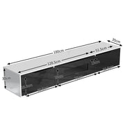 180cm Wall Mounted TV Unit Cabinet Floating TV Stand High Gloss LED Lights