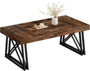 160cm Rectangular Dining Table for 4-6 Farmhouse Kitchen Table for Dining Room