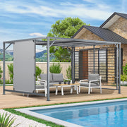 Aluminium Pergola Outdoor Garden Gazebos Summer Gazebo Large Canopy Patio Awning