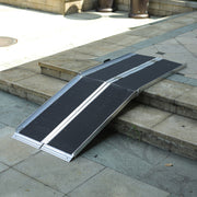 Folding Portable Wheelchair Ramp Mobility Scooter Step Threshold Access Ramps UK