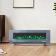 50, 60, 72, Inch Electric LED Fireplace Wall Mounted Inset Standing Media Insert