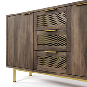 Sideboard Cabinet Cupboard Storage Drawers and Doors for Living Room, Bedroom