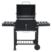 BBQ Smoker Charcoal Barbecue Grill Portable Outdoor Garden Decking Backyard Kit
