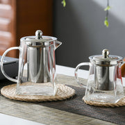Clear Glass Teapot Kettles Tea Pot with Removable Infuser Jugs 350/550/750/950ML