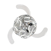 Chic LED Ceiling Fan Modern Chandelier Lamp Living Room Bedroom Pendant Light