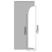 White Radiator Cover Wall Rad Cabinet Adjustable MDF Wood Vertical Style Modern