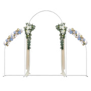 Large Arch Door Wedding Metal Frame Backdrop Stand Party Flower Decor Rack 220cm