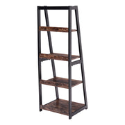 Ladder Shelf Bookshelf 4-Tier Shelving Plant Stand Cabinet Storage Cupboard Rack