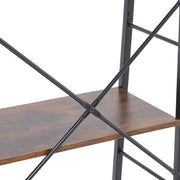 Ladder Shelf Bookshelf 4-Tier Shelving Plant Stand Cabinet Storage Cupboard Rack