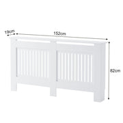 White MDF Wooden Radiator Cover Grill Shelf Small Large Modern Furniture Covers