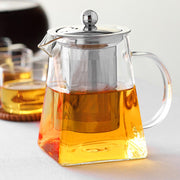 Clear Glass Teapot Kettles Tea Pot with Removable Infuser Jugs 350/550/750/950ML