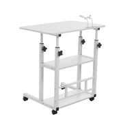 Notebook Computer Desk Height Adjustable Overbed Sofa Table Laptop Tray Small PC