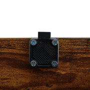 Brown Office Filing Cabinet Mobile Printer Stand File Storage 3 Drawer 4 Wheels