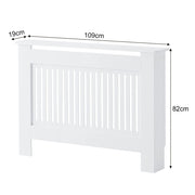White MDF Wooden Radiator Cover Grill Shelf Small Large Modern Furniture Covers
