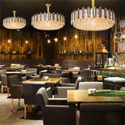 40/60/80cm Raindrop Crystal Chandelier Pendant Ceiling Light Restaurant Kitchen