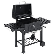 BBQ Smoker Charcoal Barbecue Grill Portable Outdoor Garden Decking Backyard Kit