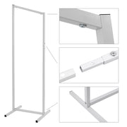 5PCS White Wedding Backdrop Stand Flower Arbor Photography Background Props Deco