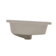 Under Counter Wash Basin Rectangular White Ceramic Bathroom Sink 500x400x100 mm