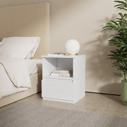 Modern Bedside Cabinet Chest of 1 Drawer Nightstand Bedroom Furniture Side Table