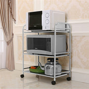3 Tier Kitchen Trolley Bathroom Storage Portable Home Rack Holder with Wheels UK