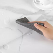 High Gloss Coffee Table Large 2 Layer Marble Side End Table Living Room Bedroom