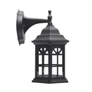 Black Rust Proof Traditional Coach House Wall Garden Outside Lantern Light IP44