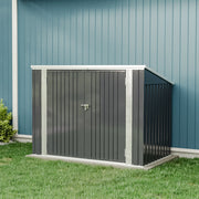 Outdoor Garden Storage Shed 4x8' 5x4FT Pent Plastic Utility Tool House Log Sheds