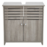 Grey Oak Bathroom Range Set Under Sink Mirror Cabinet Furniture Storage Cupboard