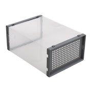 12PCS Stackable Shoe Box Clear Footwear Case Foldable Sneaker Storage Organiser