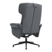Swivel Recliner Chair Office Ergonomic Adjustable Reclining Chairs & Footrest UK