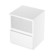 Modern Bedside Cabinet Chest of 1 Drawer Nightstand Bedroom Furniture Side Table