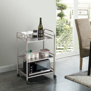3 Tier Kitchen Trolley Bathroom Storage Portable Home Rack Holder with Wheels UK