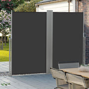 4/8M Garden Retractable Deck Side Awning Screen Fence Privacy Divider Sun Shades